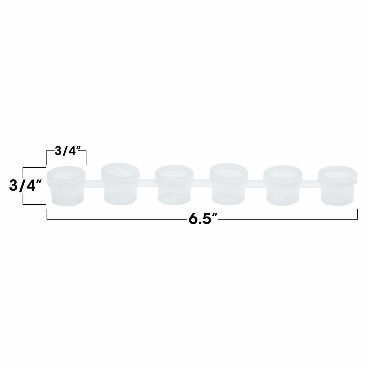 Angelus Mischbehälter für Farben - 6x je 5ml