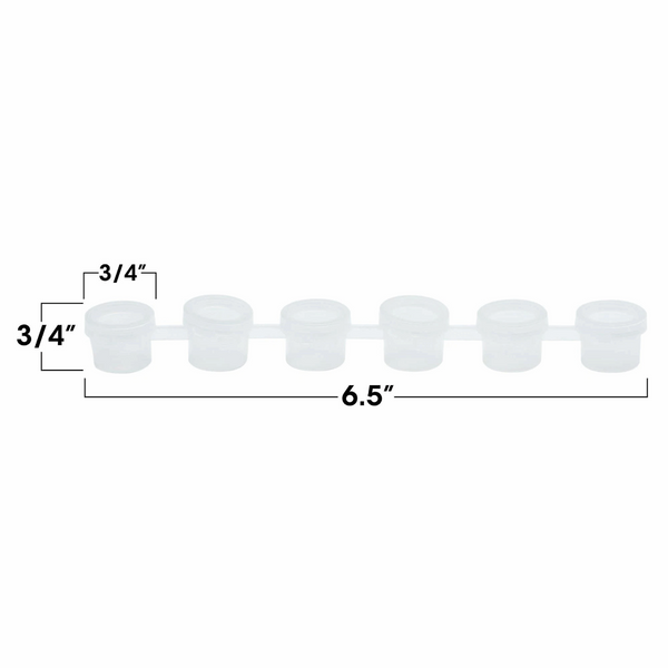 Angelus Mischbehälter für Farben - 6x je 5ml