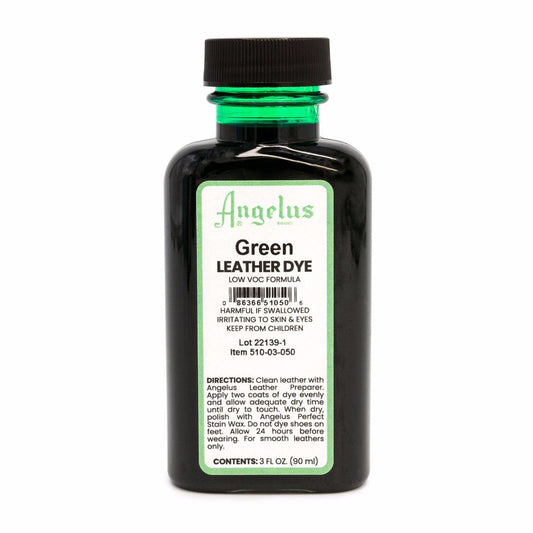 Angelus Green Low VOC Leather Dye 88ml