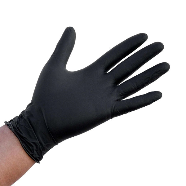 Angelus Einweghandschuhe aus Nitril, schwarz, 6 Mil, 100 Handschuhe
