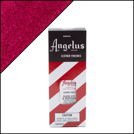 Angelus Wildlederfarbe Dunkelrot 
