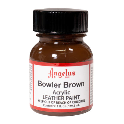 Angelus Lederfarbe Bowler Brown 