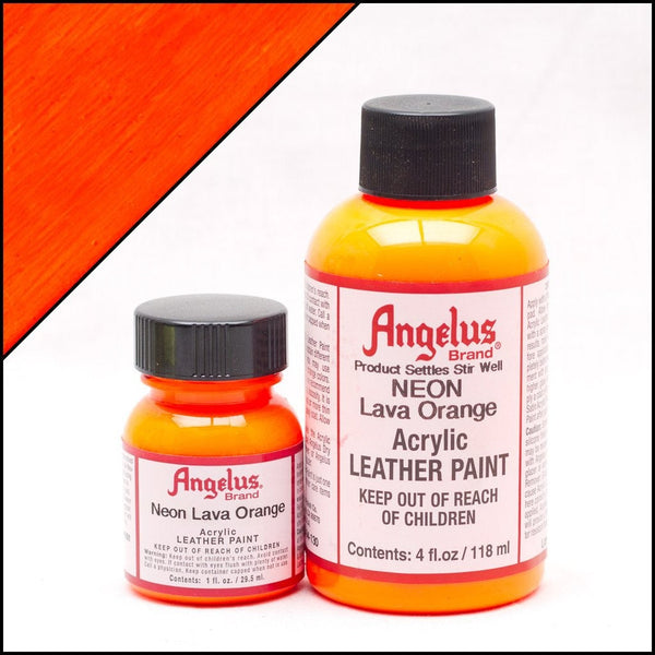 Angelus Lederfarbe Lava Orange