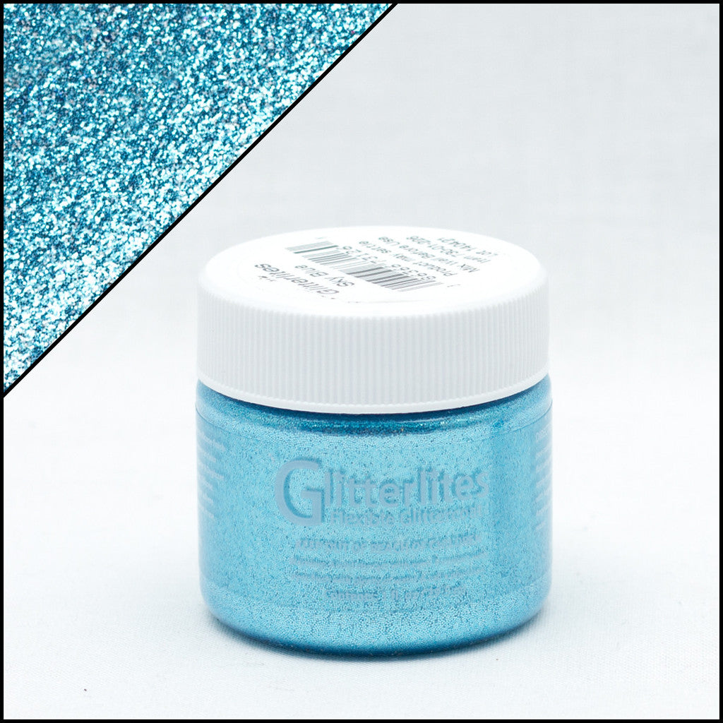 Angelus Glitzer Himmelblau 
