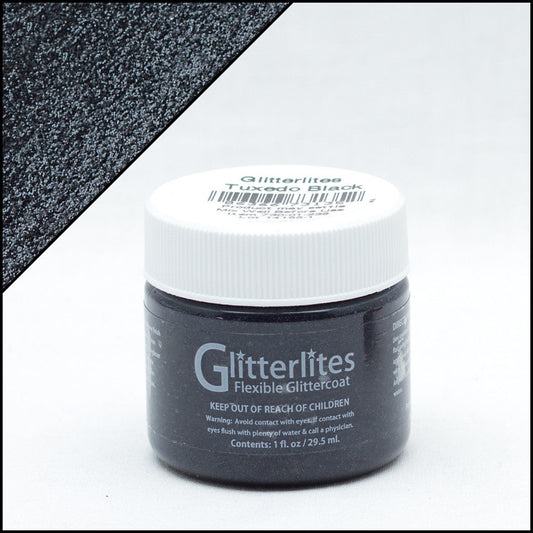 Angelus Glitzer Tuxedo Schwarz 